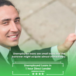 Man looking for Unemployed Loans in 1 hour Direct Lender